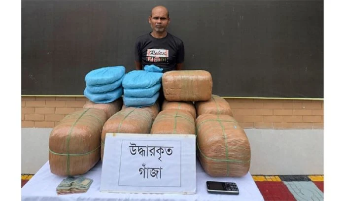 মোংলায় ৫০ কেজি গাঁজার বড় চালান, আটক ২
